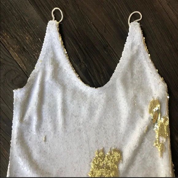 Free People Seeing Double Sequin Slip Dress - Picture 5 of 8